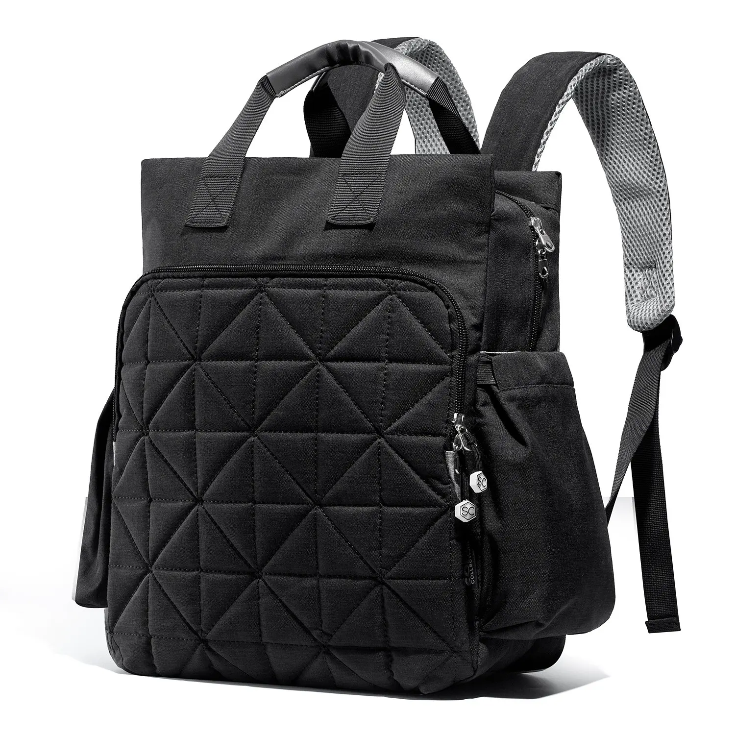 Black ABOUTBABY/Модная детская коляска для мам; детская сумка; Детский рюкзак для ухода за ребенком; сумка для подгузников для беременных; большая сумка для кормления; рюкзак для путешествий - Цвет: Black