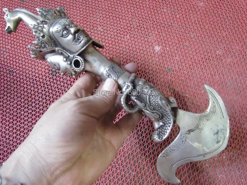 Винтажный Manjusri Dorje Fete Wisdom evil Phurpa Kapala Wand hatchet Talisman|talisman keychain|talisman bracelettalisman pendant |