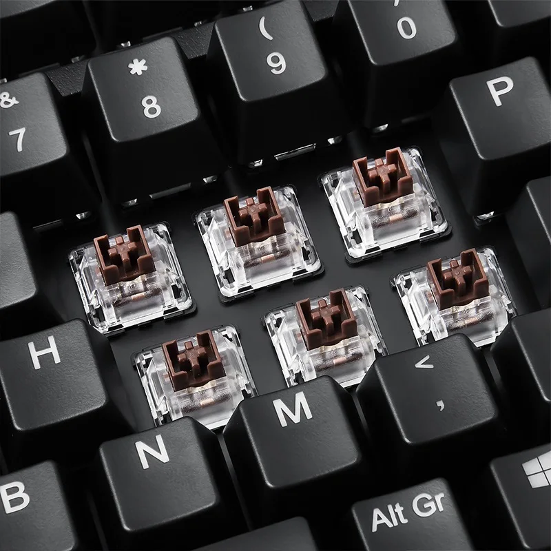 Все новые Perixx PERIBOARD-522 USB 7 цветов с подсветкой механическая клавиатура с 55 мм Большой трекбол для игр и офиса коричневая ось