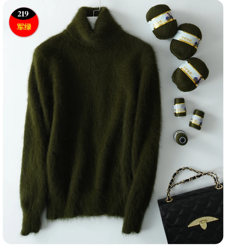 Long Plush Mink Cashmere Yarn Yarn for Knitting Warm Delicate Fluffy Yarn for Hand Sweater Cardigan Hats Soft Yarn for Women Men
