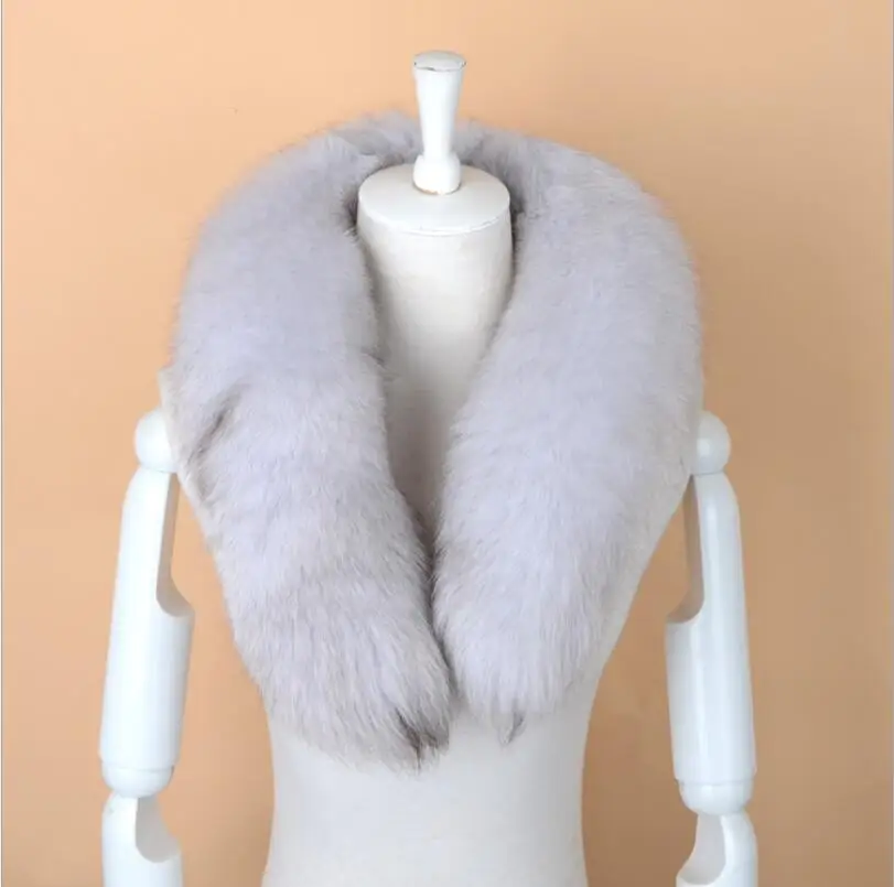 winter scarves women 2018 scarf for men male of real fox fur tail collar luxury cosplay party costume 7 colors S219 |