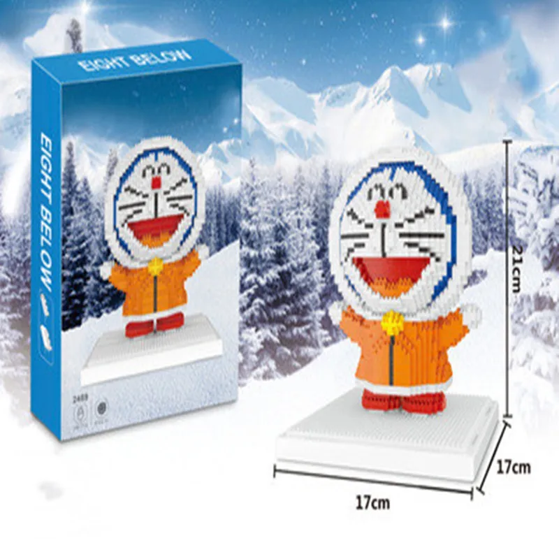 Aosst doraemon Супер Марио Соник валлио Луиджи животное здание Мини DIY алмаз нано блок