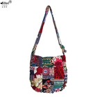 Сумки женские ручной работы с регулируемым ремешком, бесшовные, в богемном стиле, через плечо, винтажные, в стиле пэчворк