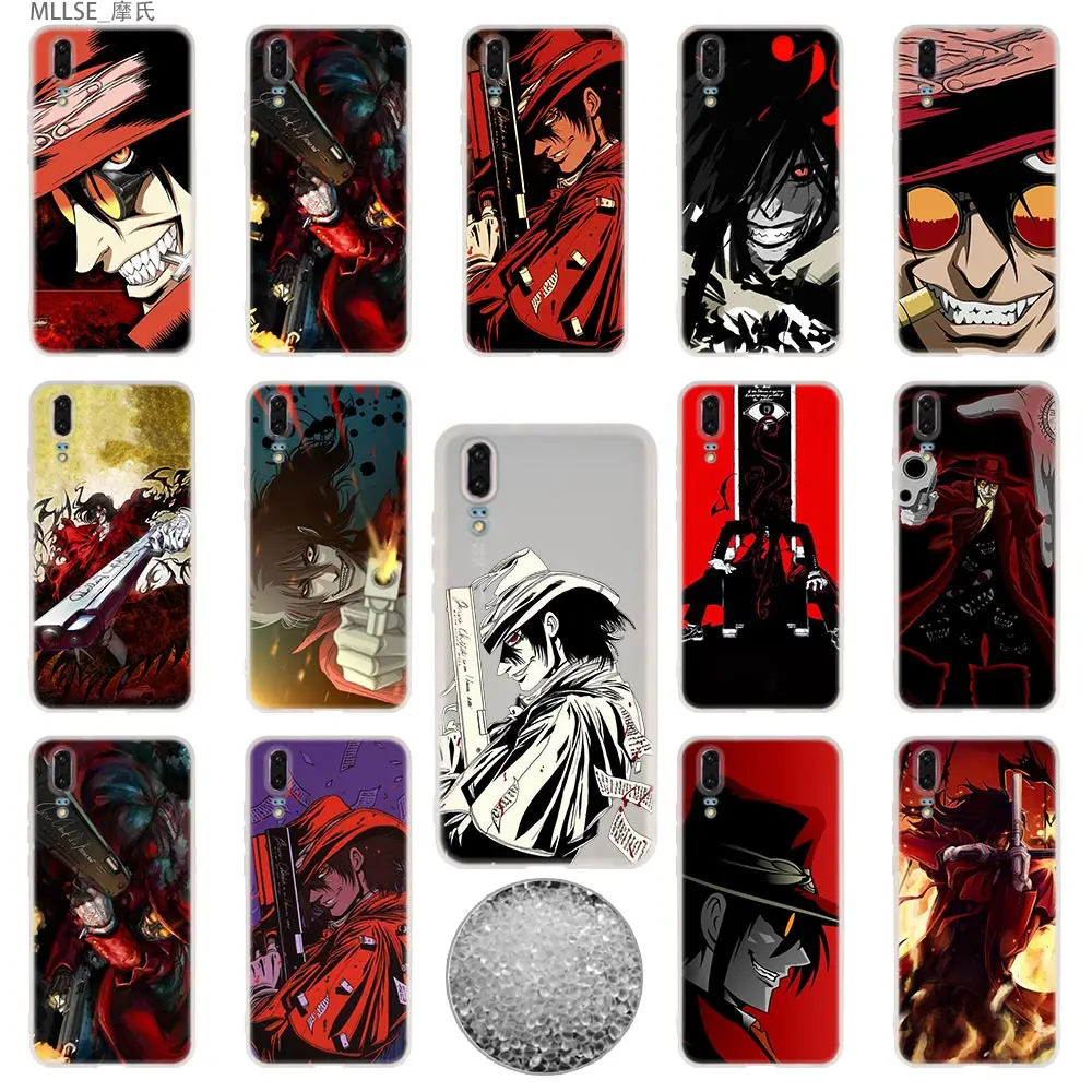 Мягкие чехлы с аниме Hellsing Alucard Fan Для Huawei P40 P30 P20 Pro P10 Lite E Plus P Smart Z 2020 2019|Бамперы| |
