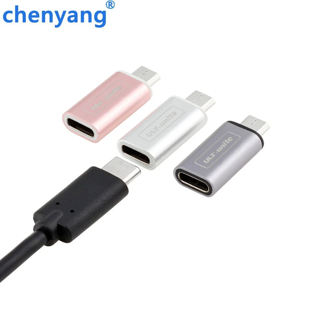 Переходник с USB 3 1 Type C на Micro 2 0 из металла розового золота высшего качества