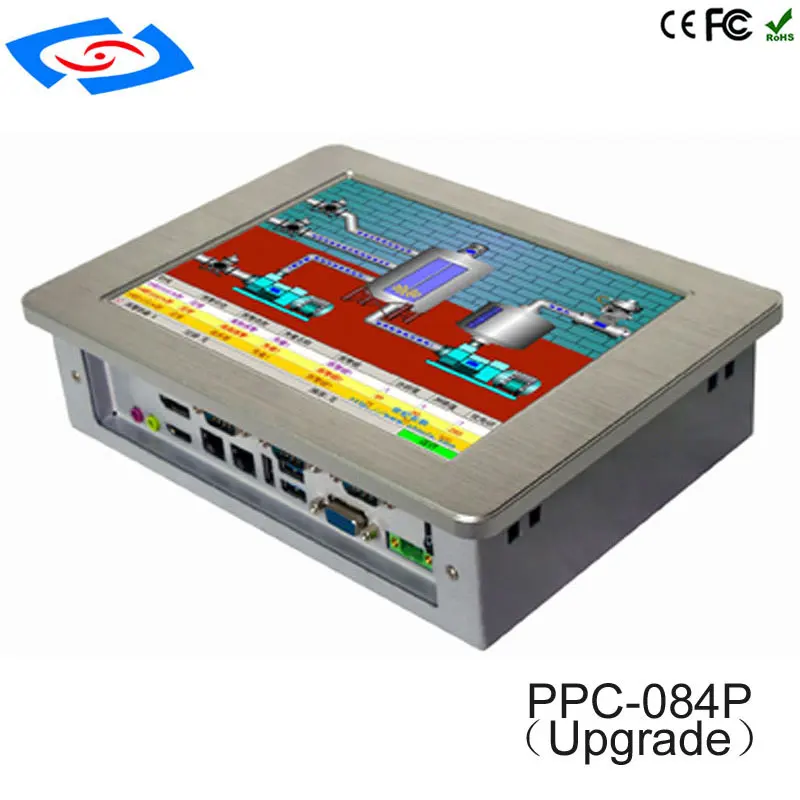 

Intel J1900 Quad Core Embedded panel Computer X86 Industrial Mini PC With GPIO and RJ45 Port For Window Application Elevator