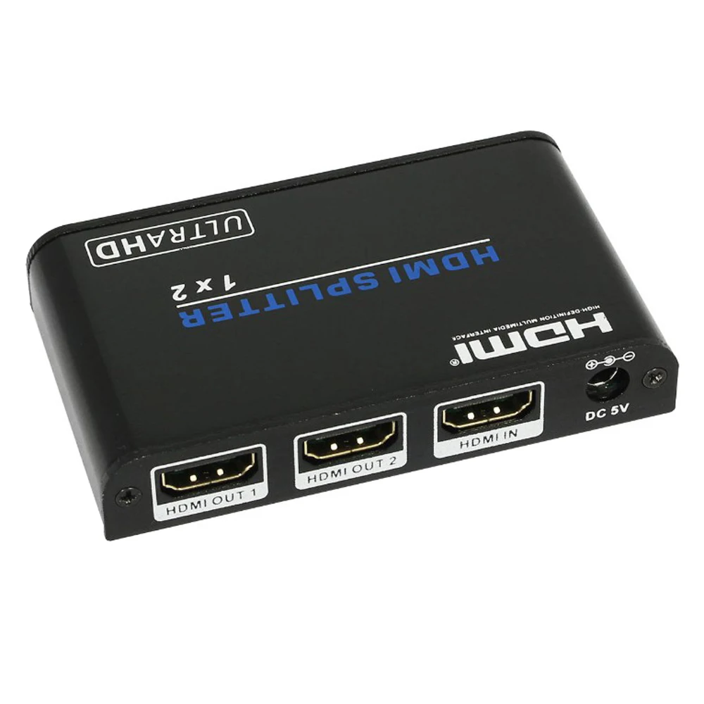 Сплиттер 1080P @ 60 Гц 3D 4K 2K UHD HDMI 2 0 1x2 1 вход выхода ретранслятор переключатель коробка