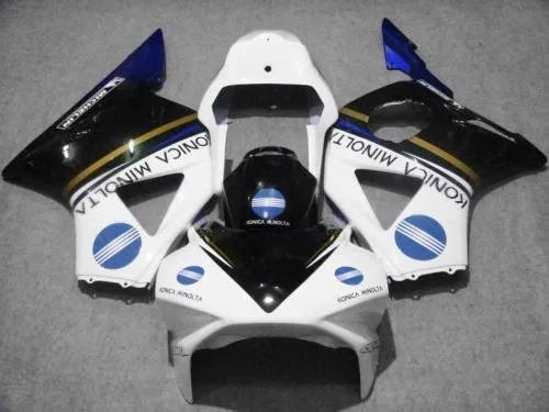 

Custom Motorcycle fairing kit for H CBR 900RR 02 03 CBR954 RR 2002 2003 CBR 954RR White blue black aftermarket fairings