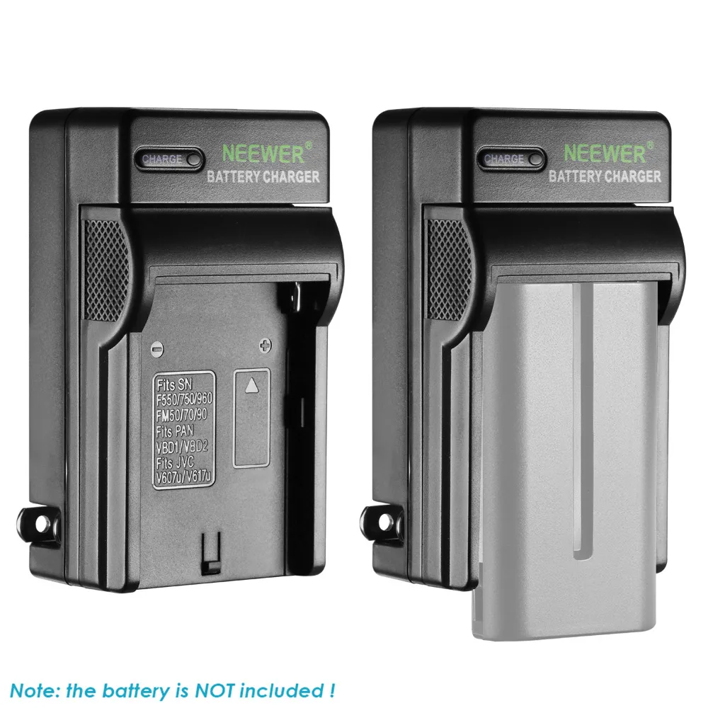 Neewer AC настенное Зарядное устройство Батарея для sony NP-F550/F750/F960/F330/F570 PA-VBD1 PA-VBD2
