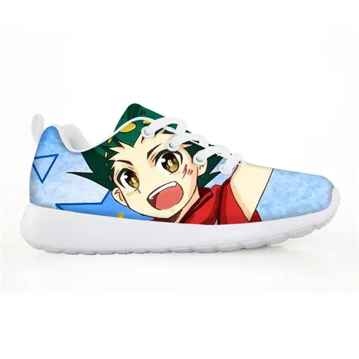 LMY1090BN Beyblade Burst Детские кроссовки с принтом; Новинка; Весенняя повседневная обувь для мальчиков и девочек; Ультра-светильник; мягкая подошва; дышащая детская спортивная обувь - Цвет: LMY1090BN