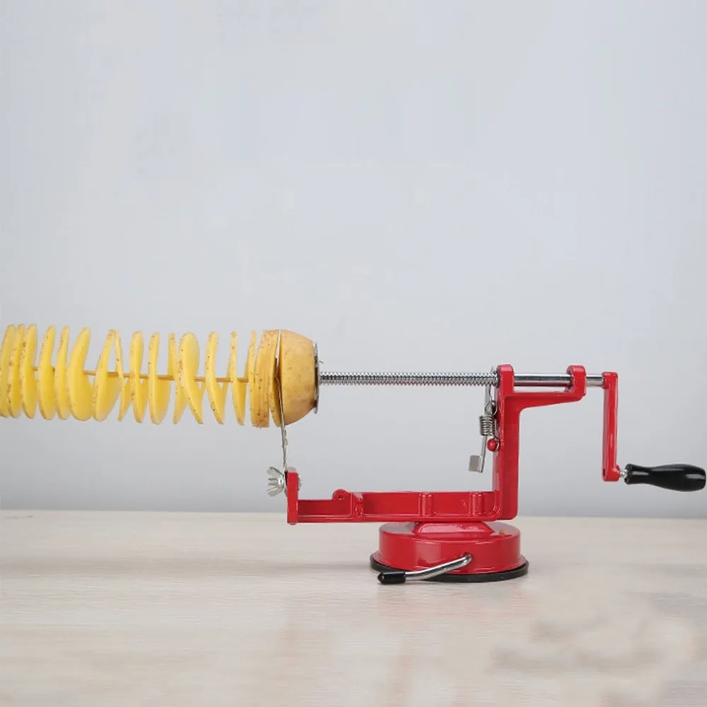 Potato Peeler Hand Tower Crane Slicer Stainless Steel With Rocking Handle Spiral | Бытовая техника