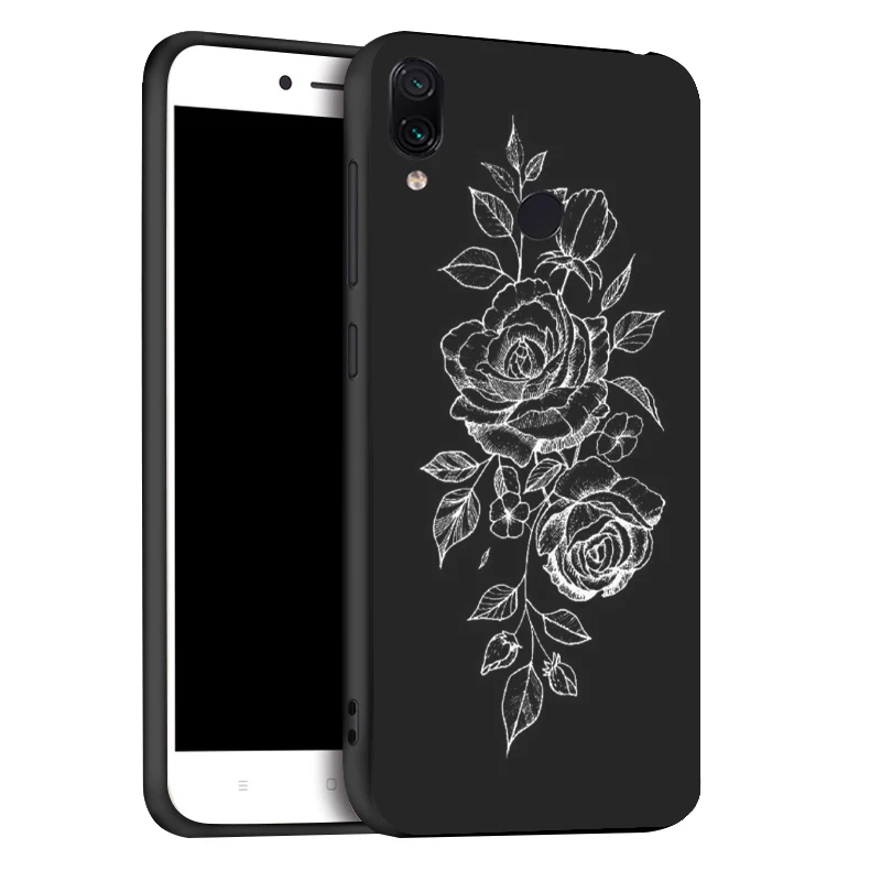 Чехол Xiao mi Red mi Note 7 5 Pro 8 чехол Xio mi Red mi 7 S2 чехол 3D DIY Окрашенный черный чехол для Xiaomi mi 9 SE A1 A2 9T бампер Funda