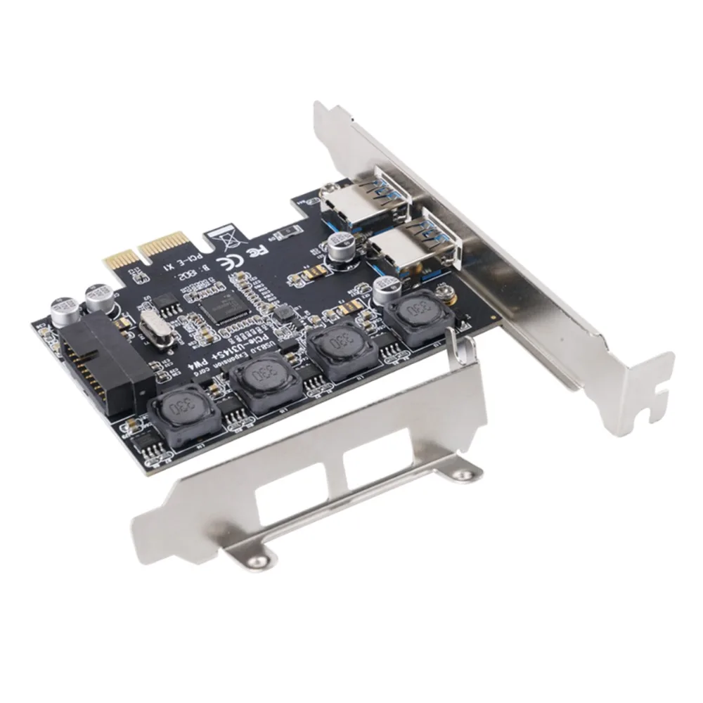 Карта расширения ORICO USB 3 0 PCIE Express 2 порта PCI-e адаптер PCIe с 19-контактным передним