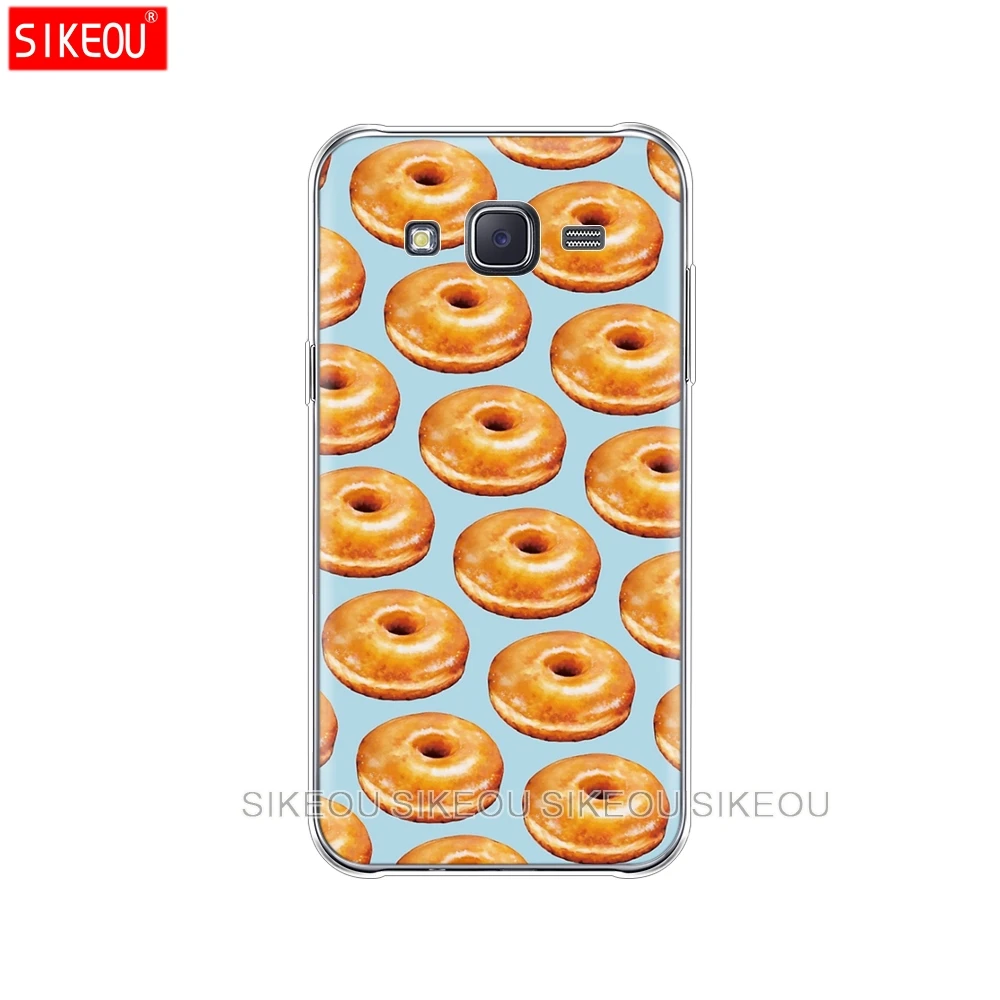 Силиконовый чехол для телефона Samsung Galaxy J1 J2 J3 J5 J7 MINI 2016 2015 prime Cute Donut Sweet|Бамперы| |