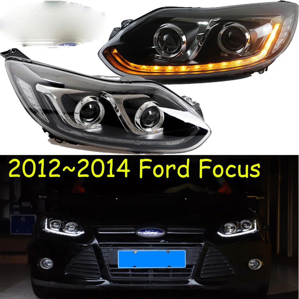HID 2012 ~ 2014 автомобильный Стайлинг для Головной фонарь с фокусом светодиодный DRL
