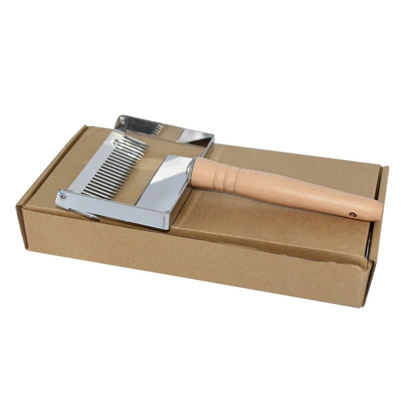 Фирменные из нержавеющей стали с деревянной ручкой вилки для разблокировки