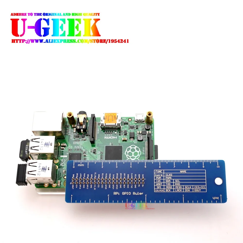 UGEEK 2016 Новинка! GPIO линейка для Raspberry Pi 3 Model B 2 Модель + Zero | руководство справка|ruler|