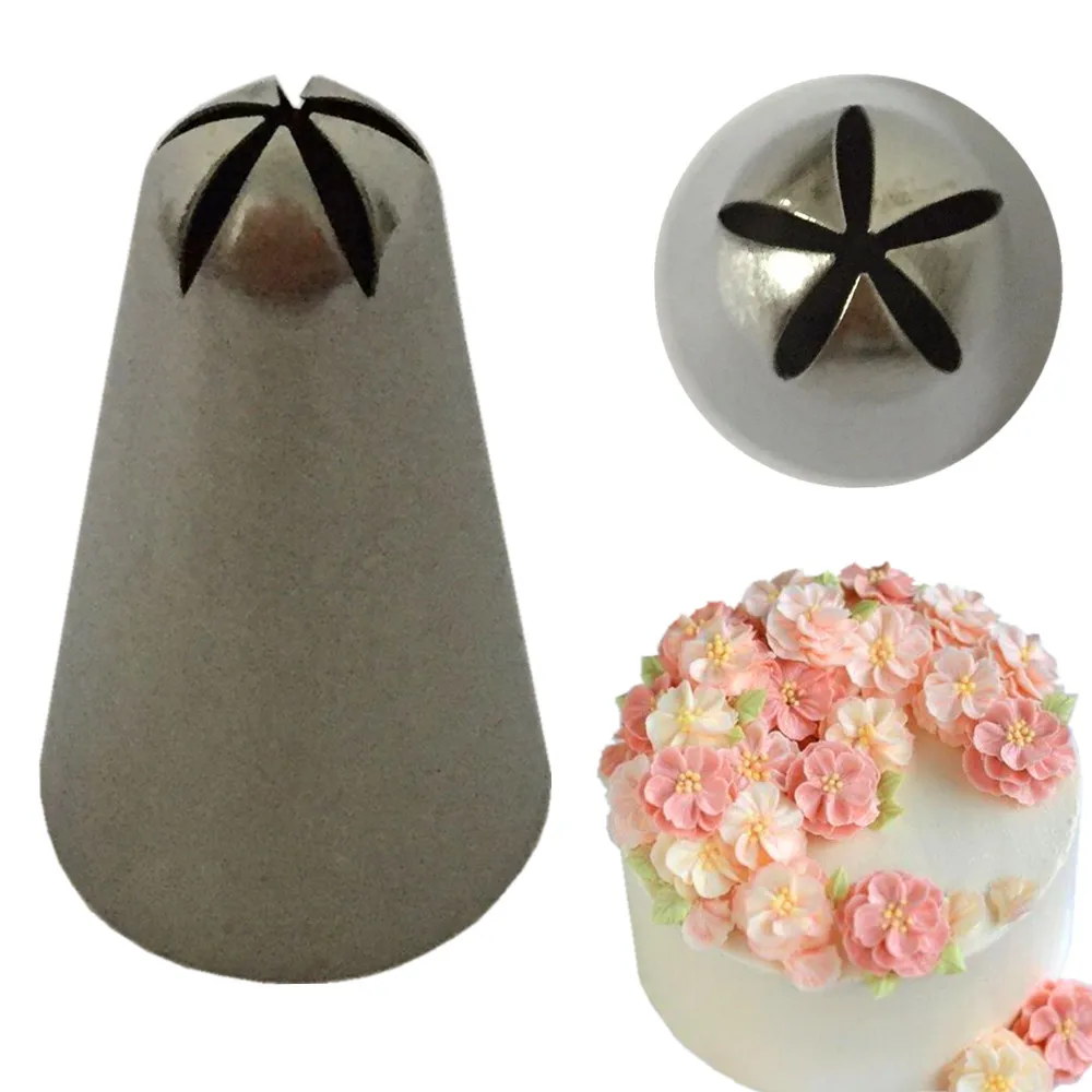 

1pc Flower Russian Icing piping nozzle tips Set Pastry Cookie Maker Cream Cupcake Decoration cake nozzles DIY Cake Tool