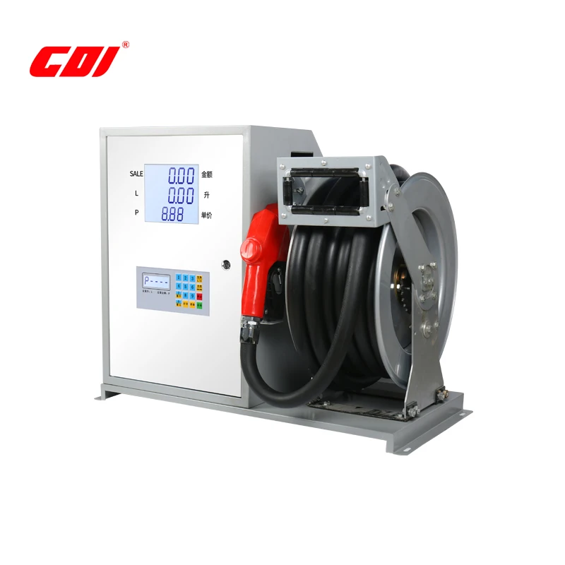 Небольшой мобильный распределитель топлива 12 V/24 V/220 V по низкой цене с высокой точностью со шлангом
