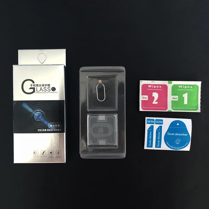 Metal Camera Lens Protective Ring+ Lens Protector 6D Transparent Tempered Glass Film For iPhone 6 6s Plus 7 8 Plus X XR XS Max