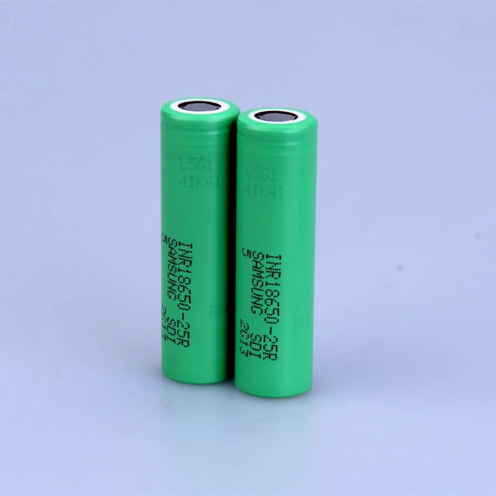 Для SAMSUNG INR 18650 25R 3 6 В 7 2500 мАч литий ионный аккумулятор|celle li-ion|rechargeable batterylithium ion battery