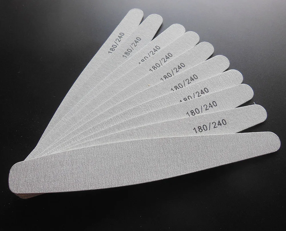 10 шт. деревянные пилки для ногтей 180/240 дюйма|emery board|nail filenail file |