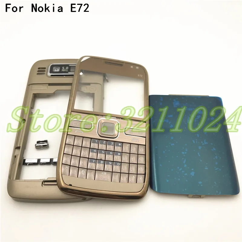 Чехол для Nokia E72 с английской клавиатурой и логотипом|Корпусы рамки мобильных