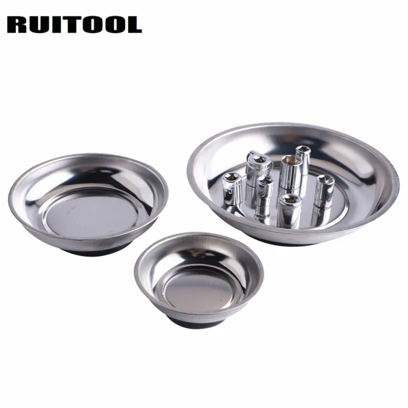 Магнитный Лоток RUITOOL 3 &quot/4&quot/6 &quot круглый лоток для винтов автомобильных деталей