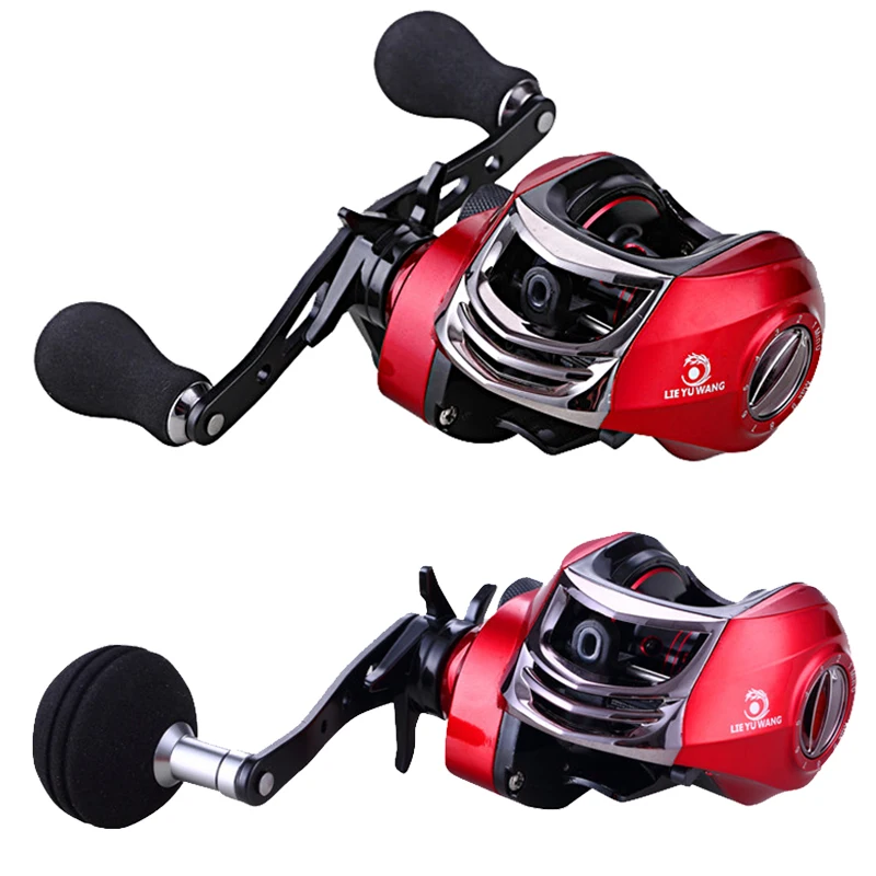 Single/double Handle 6.3:1 13+1bb High Speed Magnetic Braking Casting Carp Fishing Wheel