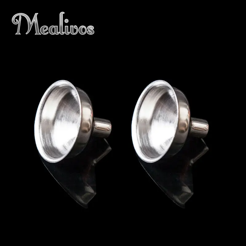 2 шт нержавеющая сталь Воронка наполнитель для большинства бедер фляги Вино