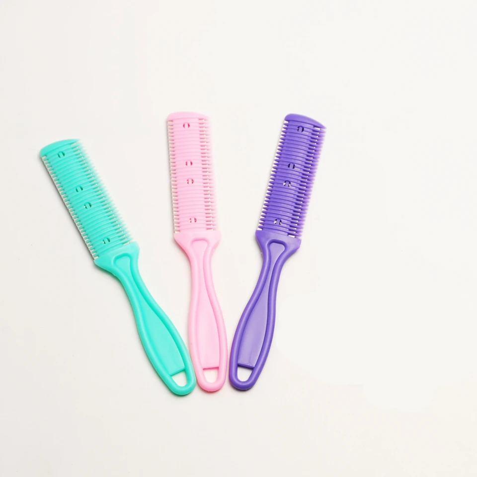 3 шт. профессиональная Бритва для волос расческа-ножницы профессиональный