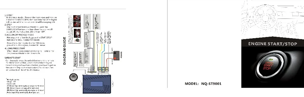 

PKE Car Alarm System Keyless Auto Remote Entry Car Engine Passive Vehicle Push Start Central Locking Button Start Stop