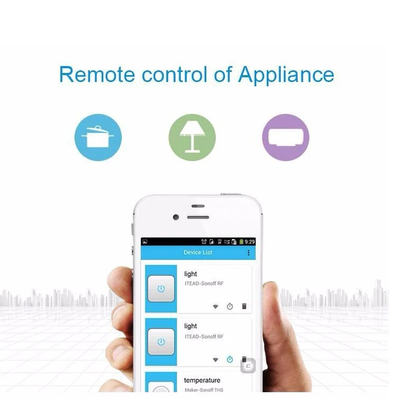 Ewelink Smart Home WiFi Switch Work with Alexa Echo Google Socket APP Voice Remote Control EU US UK JP AU Plug | Электроника