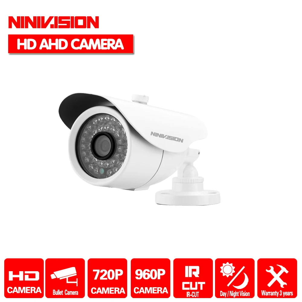 Горячая Распродажа аналоговая HD 960P AHD камера видеонаблюдения 720P 960p