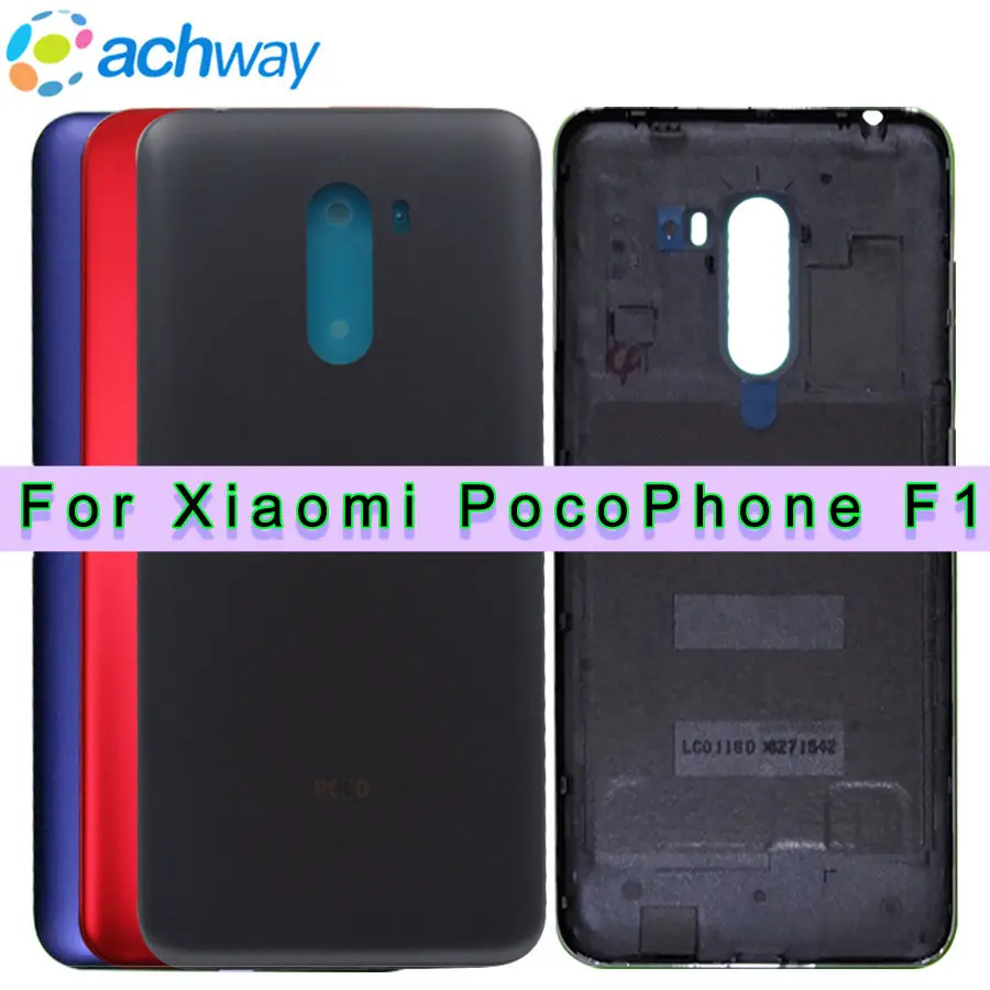 6,1" Xiao mi Poco F1 крышка батареи mi Poco F1 корпус mi Pocophone F1 Задняя крышка батареи чехол+ боковые кнопки питания F1