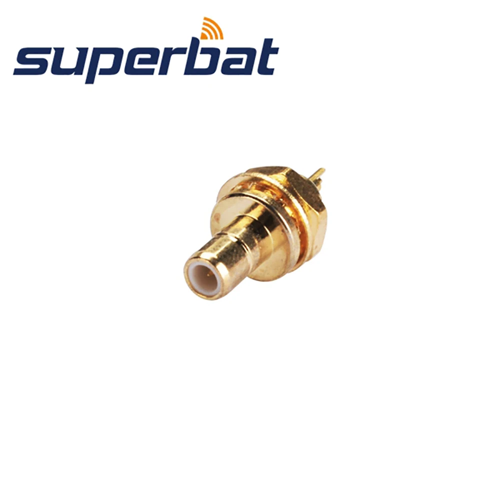 Superbat 10 шт. DAB спутниковый радиоразъем SMB панель монтажный разъем с гайкой и