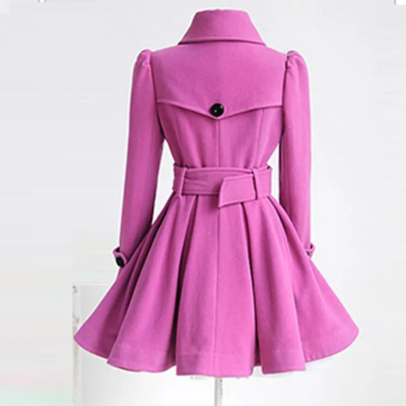 Женское шерстяное пальто с поясом а силуэта Осень зима 2017|wool coat women|winter wool womenfashion |
