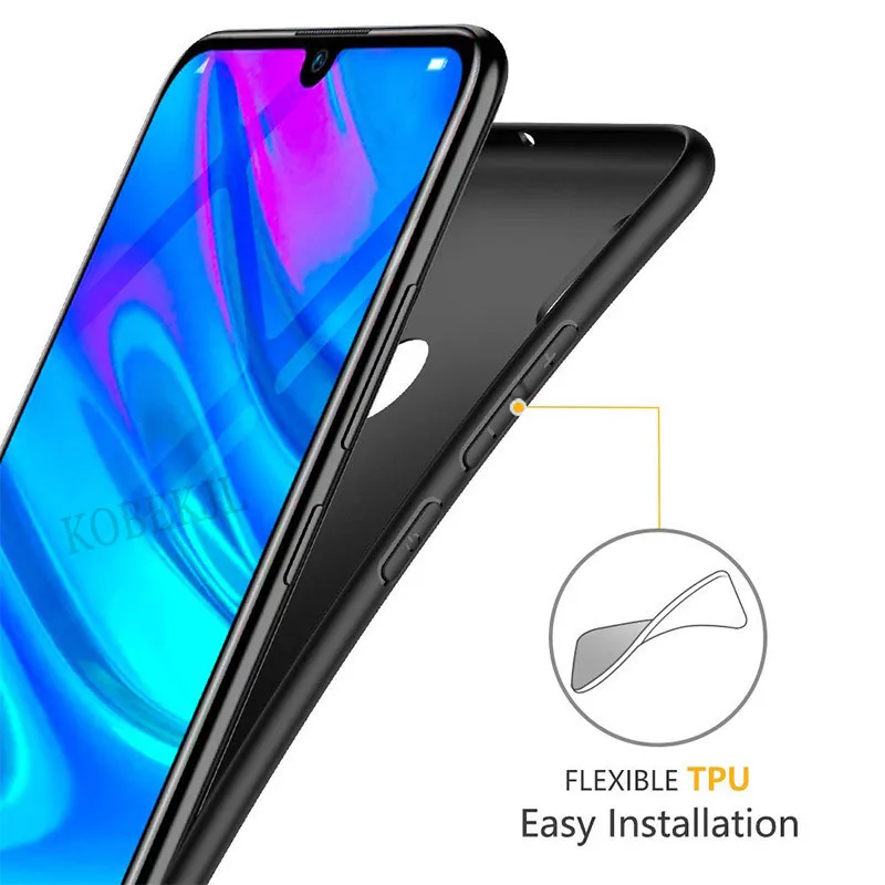 Чехол для Huawei P Smart 2019 мягкая Матовая силиконовая задняя крышка 6 21 дюйма чехол