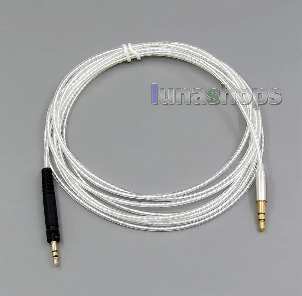 3m 3.5mm plug LN006242 Замена OCC посеребренный кабель для Sennheiser HD598 HD558 HD518 наушники гарнитура наушники - Цвет: 3m 3.5mm plug