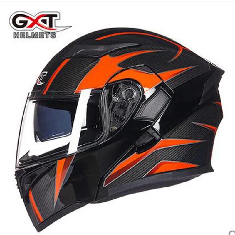В продаже GXT анфас шлемы двойной козырек мото rcycle шлем Casco moto capacete