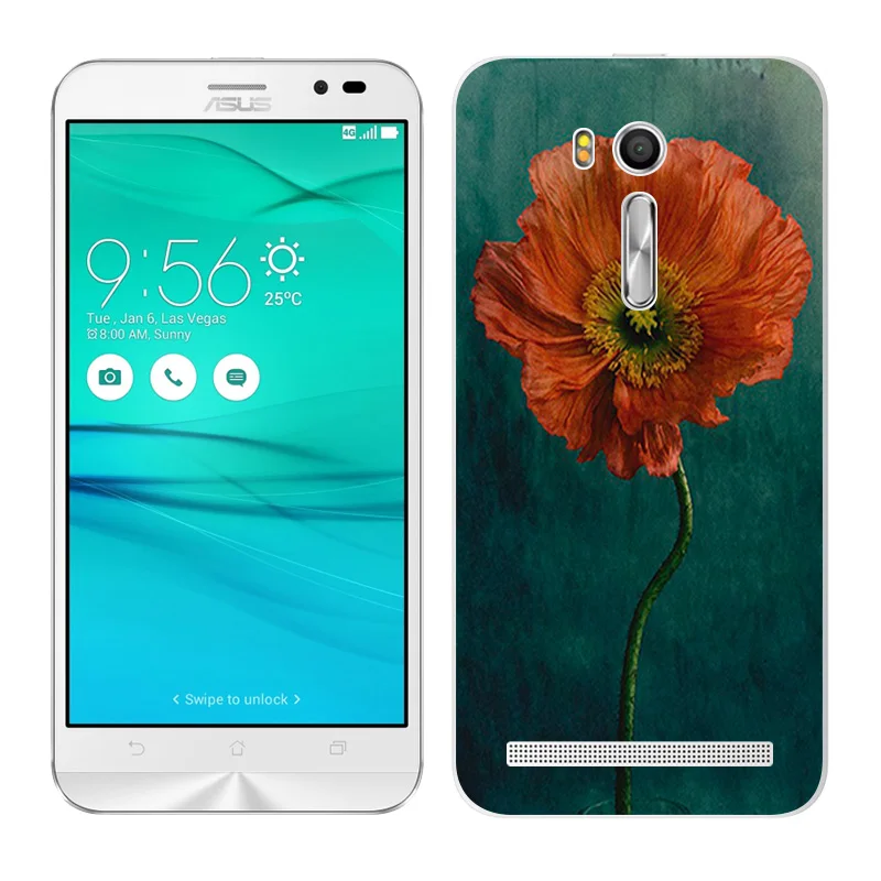 Чехол для Asus Zenfone Go ZB552KL мягкие чехлы телефонов из ТПУ чехол красивые силиконовые
