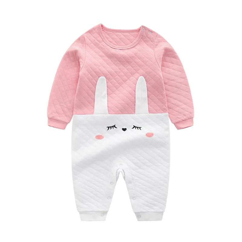 Детский комбинезон Модный для маленьких девочек Bebe хлопковый с длинными