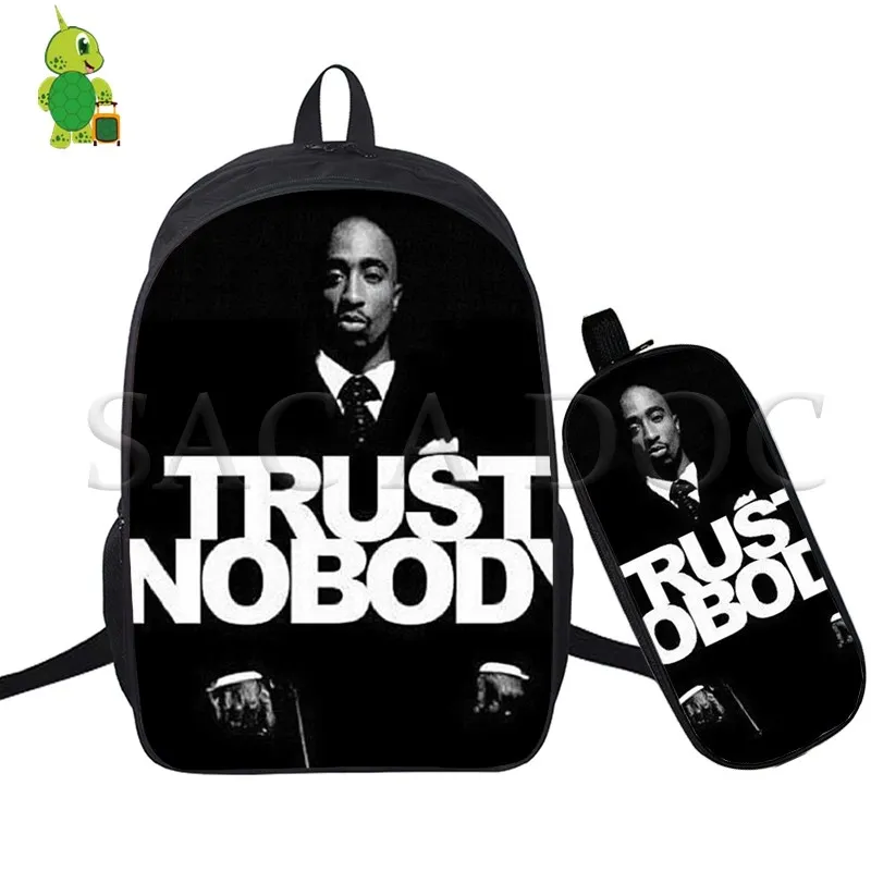 7 Для телефона с изображением Тупака 2Pac в стиле «хип-хоп» с изображением сказочной рюкзак 2 шт./компл. школьные сумки для подростков студентов рюкзак для ноутбука Повседневное дорожные сумки - Цвет: 7