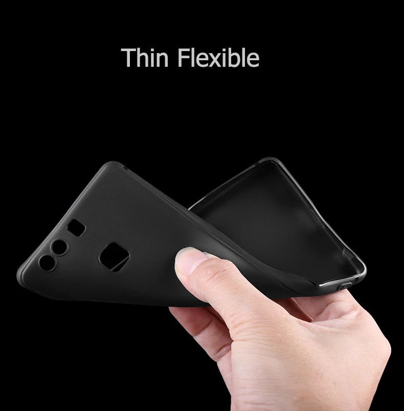 Матовый Мягкий ТПУ чехол для Huawei P9 Plus ультра-тонкий анти-отпечатков пальцев
