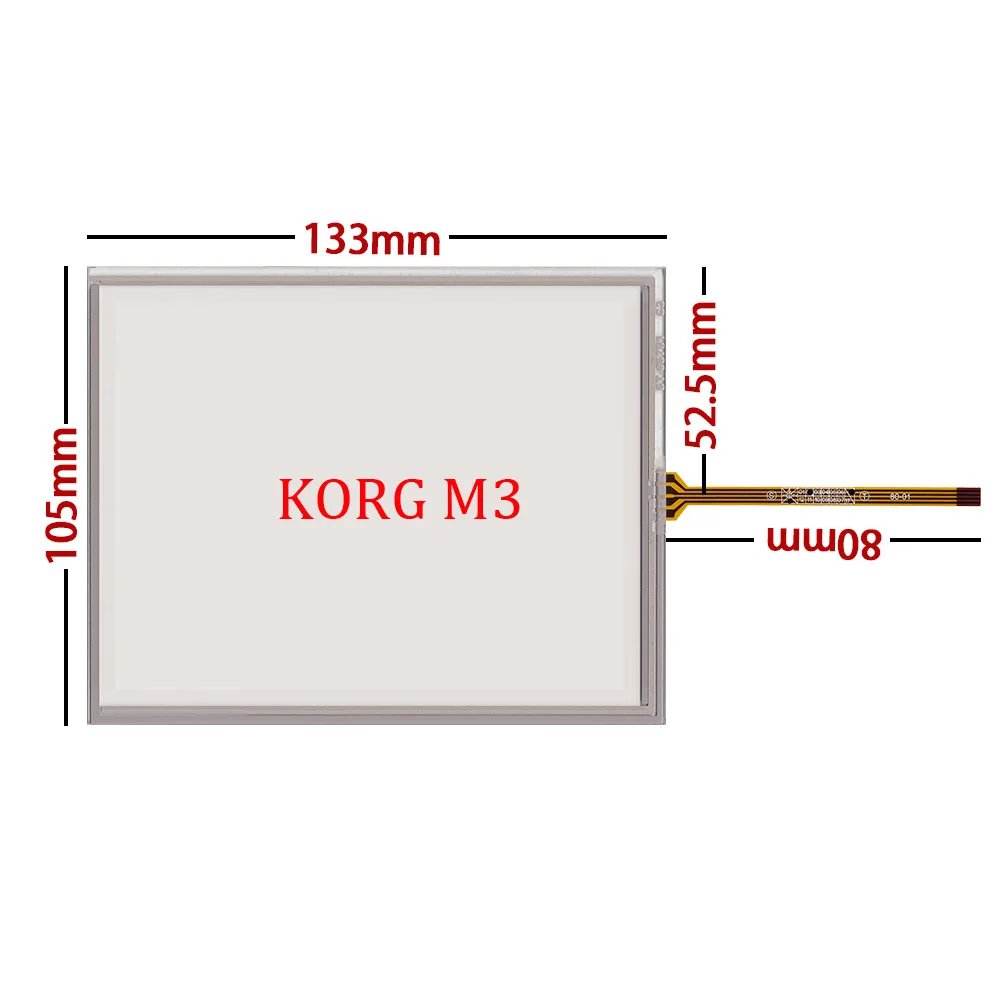 Оригинальный Новый сенсорный экран korg M3 133*105|ЖК-экраны и панели для планшетов| |