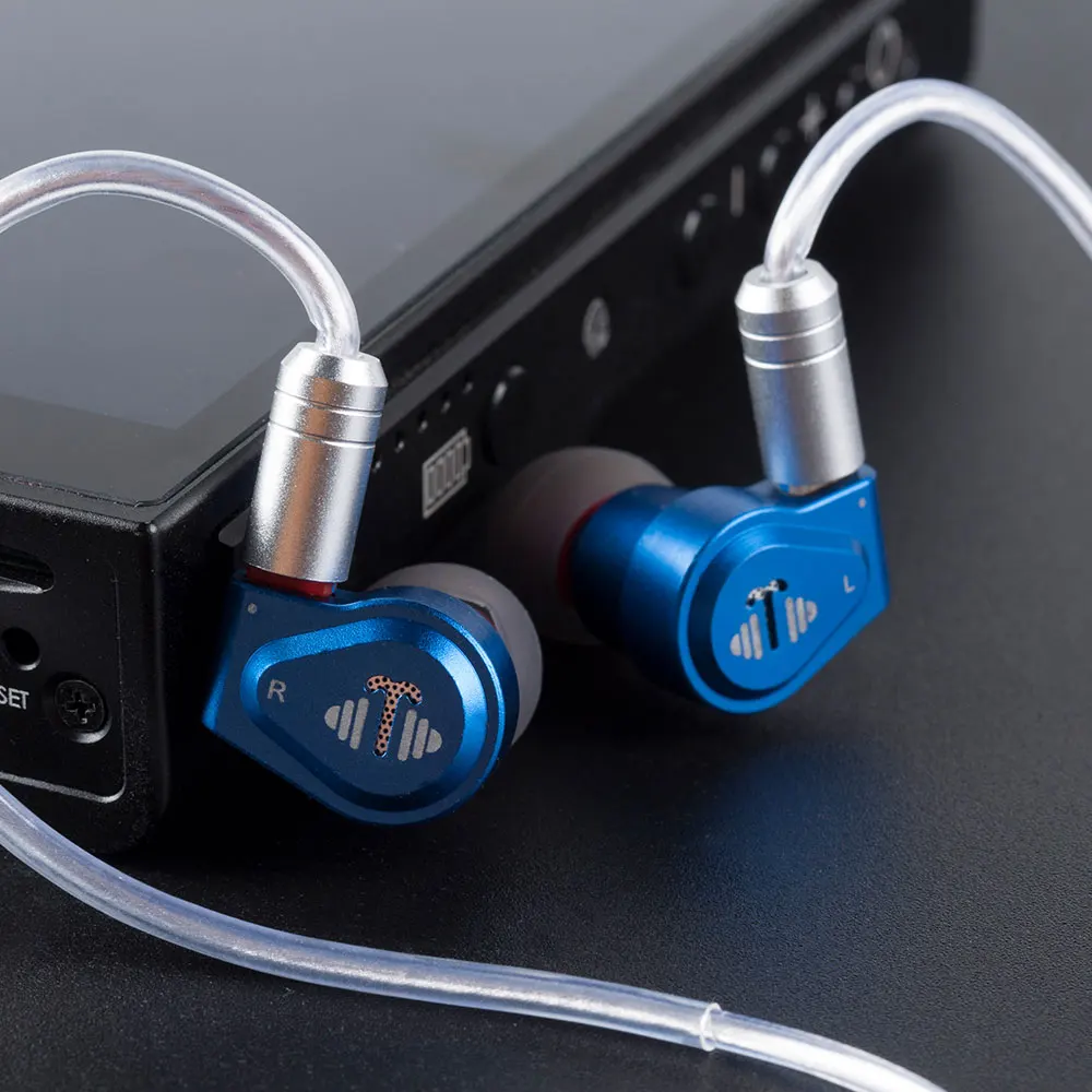 Наушники вкладыши Yinyoo V6 2BA + 1DD гибридные Hi Fi наушники с монитором со съемным 2