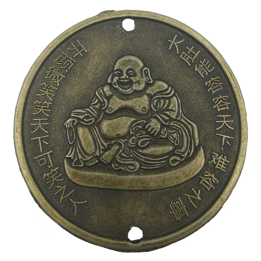 Древние монеты ANGRLY Maitreya китайская антикварная металлическая монета