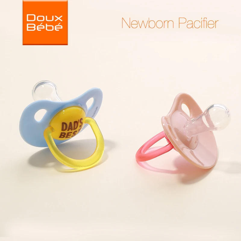 Doux bebe пищевой силикон ребенок смешные Пустышки соски-пустышки для новорожденных