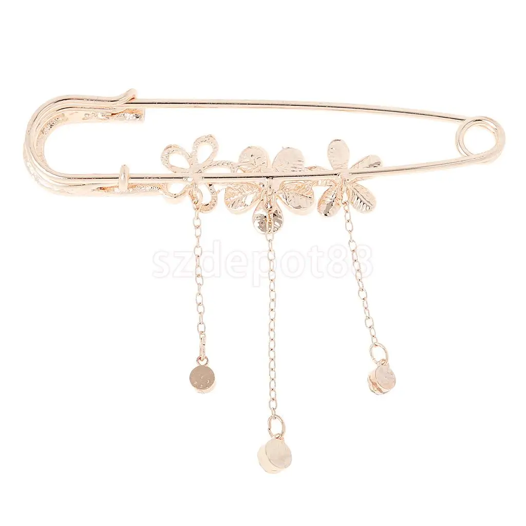 Женские Стразы Металлическая Булавка для килта Хрустальная брошь в виде цветка