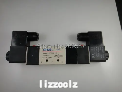 4V230C-08 DC 12V 3-позиционный 5-ходовой воздушный Соленоидный клапан | Обустройство дома